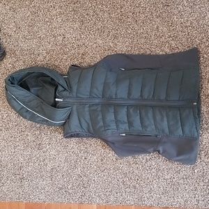 Tangerine Quilted Vest